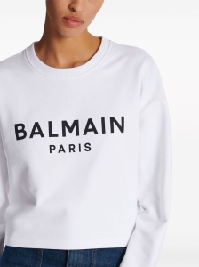 Balmain Logo-print cotton sweatshirt - Img 2
