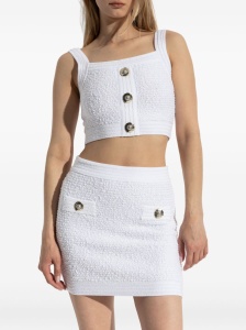Balmain Tweed Crop Top - Img 2