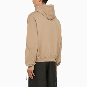 BLUEMARBLE Beige cotton hoodie - Img 2