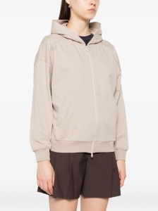 Brunello Cucinelli Monili chain-detail zip-front hoodie - Img 4