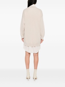 Brunello Cucinelli Ribbed knit mini dress - Img 2