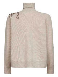 Brunello Cucinelli Roll-neck embroidered sweater - Img 2