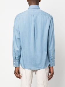 Brunello Cucinelli Shirts Clear Blue - Img 4