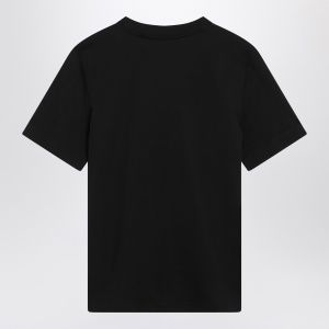 Burberry Black T-shirt with Equestrian Knight Design - Img 2
