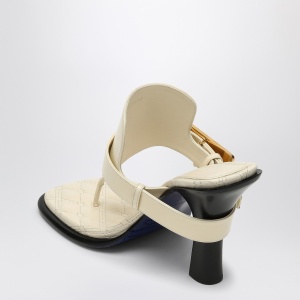 Burberry Light beige leather Bay sandals - Img 2