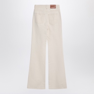 Chloé Ivory flared denim trousers - Img 2
