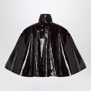 Chloé Short brown shiny cotton cape - Img 2