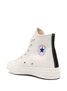 Comme Des Garcons x Converse Sneakers PLAY Chuck 70 "Cream" - Img 2