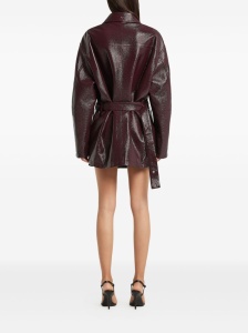 Courreges Coats Bordeaux - Img 4