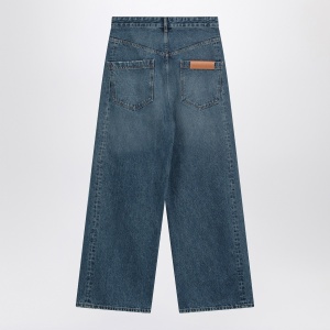 DARKPARK Blue asymmetrical wide leg jeans Ined - Img 2