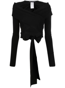Dolce & Gabbana cut-out Wrap Top
