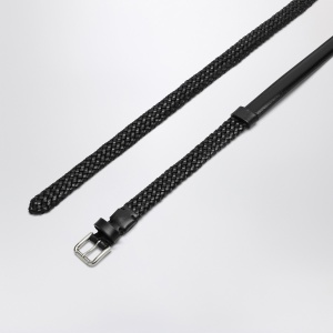 Dolce & Gabbana Dolce&Gabbana Black woven leather belt - Img 2