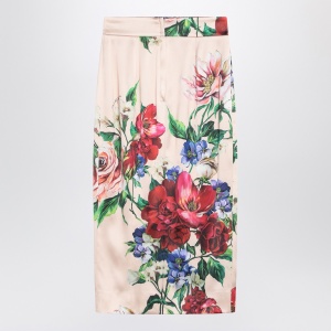 Dolce & Gabbana Dolce&Gabbana Longuette skirt with floral print - Img 2