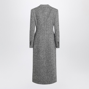 Dolce & Gabbana Dolce&Gabbana Single-breasted wool chevron coat - Img 2