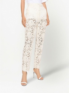 Dolce & Gabbana Floral lace trousers - Img 2