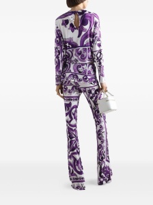 Dolce & Gabbana Maiolica print trousers - Img 4