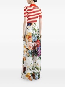 Dolce & Gabbana Striped Polo Top - Img 2