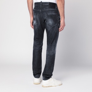Dsquared2 Black Easy Wash 642 Jeans - Img 2