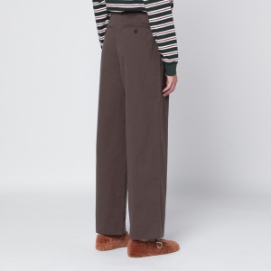 Dunst Brown cotton trousers - Img 2