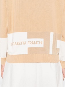 Elisabetta Franchi Sweaters Beige - Img 3