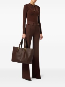 Elisabetta Franchi Trousers Brown - Img 4