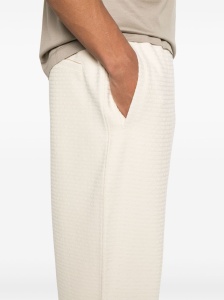 Emporio Armani ASV Lyocell blend jersey joggers with all-over lettering - Img 2
