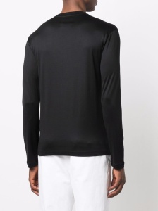 Emporio Armani ASV sweater in black - Img 3