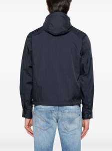 Emporio Armani Blouson with internal nylon bib jacquard all-over lettering - Img 4