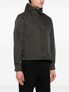 Emporio Armani Blouson with internal nylon bib jacquard all-over lettering - Img 3