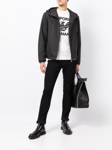 Emporio Armani Coats Black - Img 2