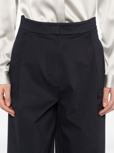 Emporio Armani Cotton Wide Leg Trousers - Img 4