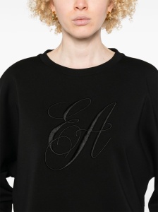 Emporio Armani Double jersey sweatshirt with logo embroidery - Img 3