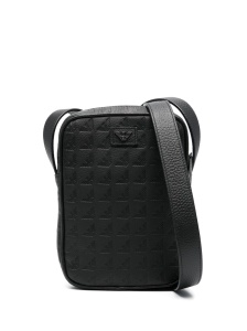 Emporio Armani Exclusive embossed-logo messenger bag