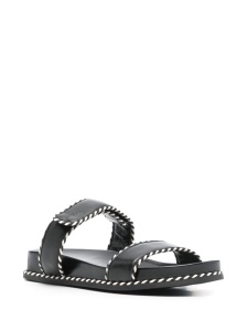 EMPORIO ARMANI EXCLUSIVE Emporio Armani Sandals with nappa strap and two-tone profiles - Img 4