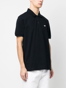 Emporio Armani logo-embroidered polo shirt - Img 2