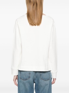 Emporio Armani logo embroidered sweatshirt - Img 4