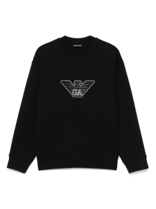 Emporio Armani logo patch sweatshirt