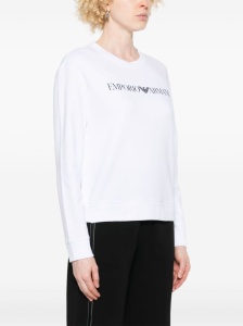 Emporio Armani logo-print organic-cotton Sweatshirt - Img 4