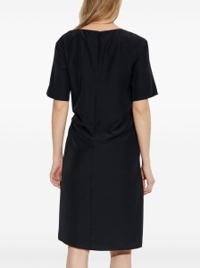 Emporio Armani midi dress with waist knot - Img 4