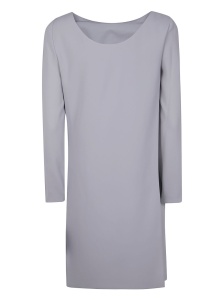 Emporio Armani panel-detail cady-texture mini dress - Img 3