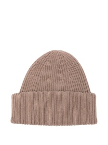 Fabiana Filippi Ribbed metallic-thread beanie hat - Img 3