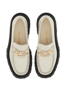 Ferragamo Gancini-plaque Leather Loafers - Img 4