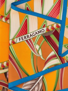 Ferragamo Printed silk foulard - Img 3