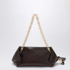 Ferragamo Shoulder bag S in dark brown leather - Img 2