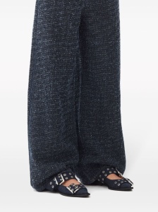 Ganni Denim Feminine Buckle Ballerinas - Img 4