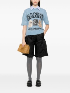 GANNI Shorts Black - Img 4