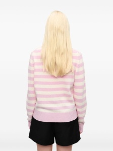 Ganni Striped Graphic Wool Bunny Jumper - Img 3