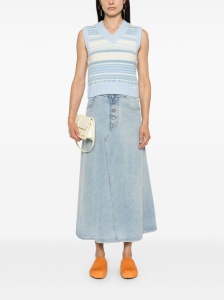 Ganni Striped sleeveless top - Img 2