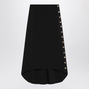 Givenchy Black Milan stitch skirt with buttons