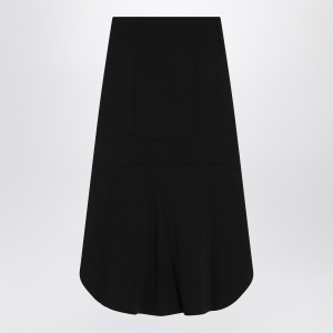 Givenchy Black Milan stitch skirt with buttons - Img 2